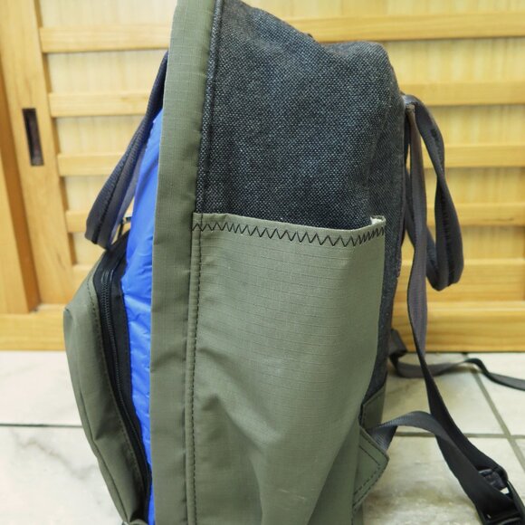 Sealand Small Recycled Buddy Backpack Blue and Sage - Picture 5 of 16
